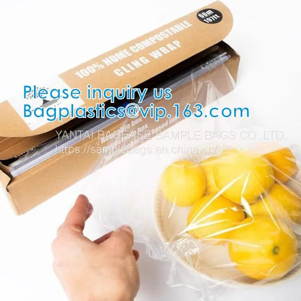 Biodegradable Compostable Food Wrap Kitchen Pvc Cling Film Kitchen Use Plastic Wrap PVC PE Cling Film For Food Wrap photo-2