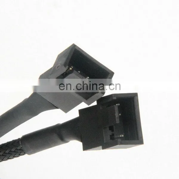 4 Pin PWM Fan Cable to 2 / 3 / 4 Ways PWM Sleeved Computer Case Fan Power Y-Splitter Adapter Cable Extension Cable photo-2