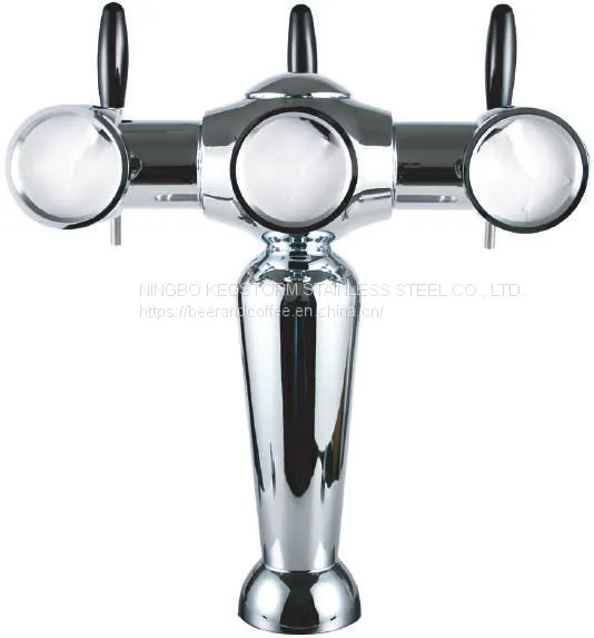 Chrome Plated Brass Beer Font 1 Tap, 2 Taps, 3 Taps, 4 Taps, 6 Taps, 6taps, Snake Tower, Beer Column, U Shape Tower, T Shape Tower, Vase Tower Etc.