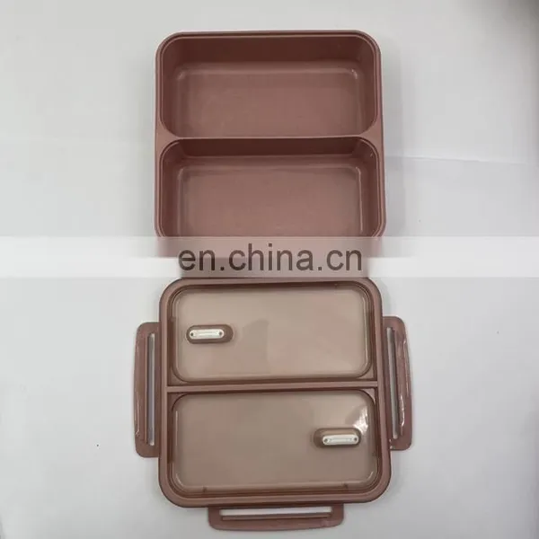 American Style 2 Compartment Food Container With Seal Ring photo-2
