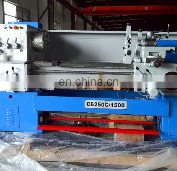 C6250C 1500mm 52mm Spindle Universal Turning Lathe Machine Price for Metal Works photo-2