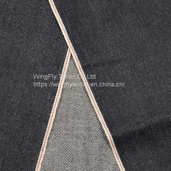 11.5oz Selvage Cotton Slub Denim Twill Fabric Selvedge Denim Jeans Manufacturer W284123 photo-4