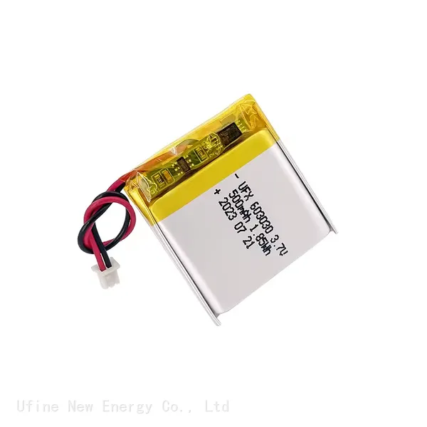 3.7V Lithium Ion Battery for Sale UFX 603030 500mAh Contains Multiple Certifications photo-5