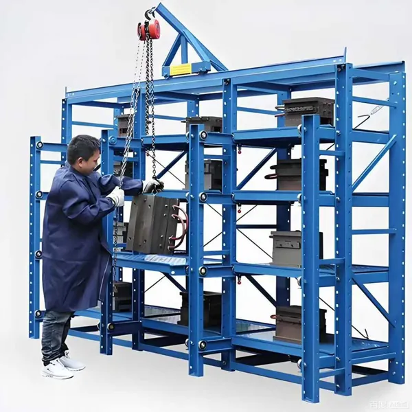 High Quality Industrial Pull-out Warehouse Storage Rack Drawer Mold Racking photo-5