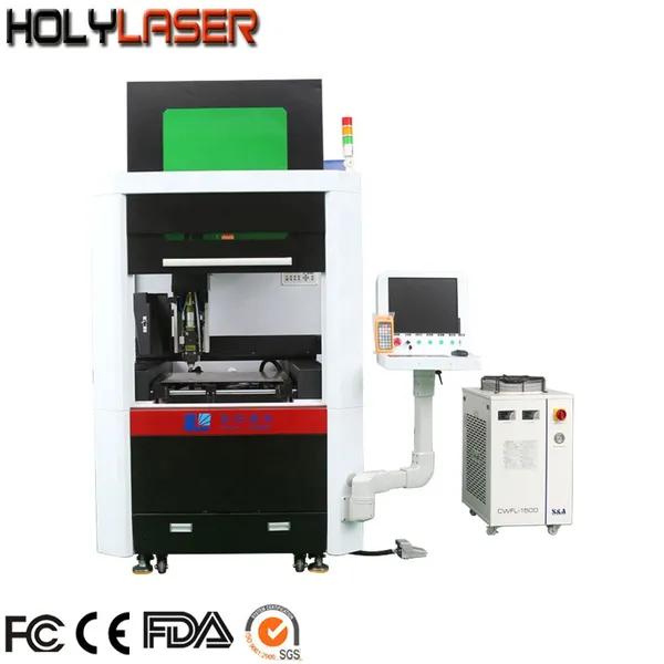 Factory 1000W/1500W/2000W Small Size Stainless Steel Fiber Laser Cutting Machine AI DXF Supported Jewelry Gantry Type Yaskawa