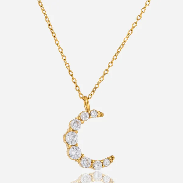 18K Gold Plated Thin Chain Necklace Set With Star Stud Earrings Dragonfly Charms photo-2