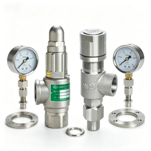 CB3022 Stainless Steel Safety Valve for Marine Compressed Air Systems