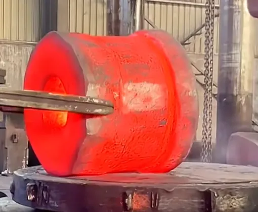Valve Cylinder Body Open-Die Forgings, Custom Forged Valve Cylinder Blanks for Hydraulic & Pneumatic Equipment, Professional Forging Manufacturer photo-2