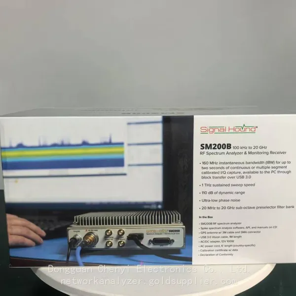 SM200B Signal Hound GPS Locked Spectrum Analyzer Accurate Frequency Reference Full Range 100kHz-20GHz Test Unit photo-3