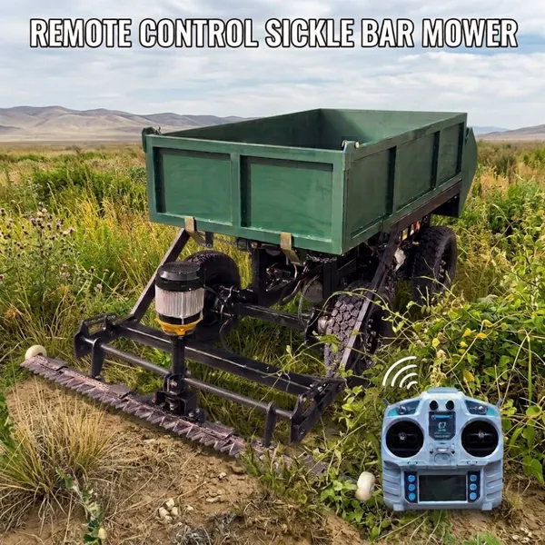 Remote Control Agricultural Sickle Bar Mower Reciprocating Grass Cutting Machine for Farm Use