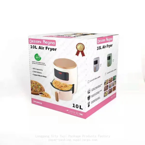 Custom Air Fryer Boxes Colored corrugated boxes