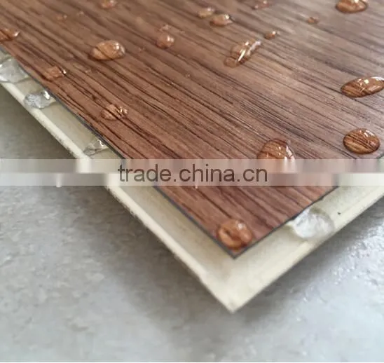 Indoor Wood Grain Click Plank Vinyl WPC Flooring photo-2