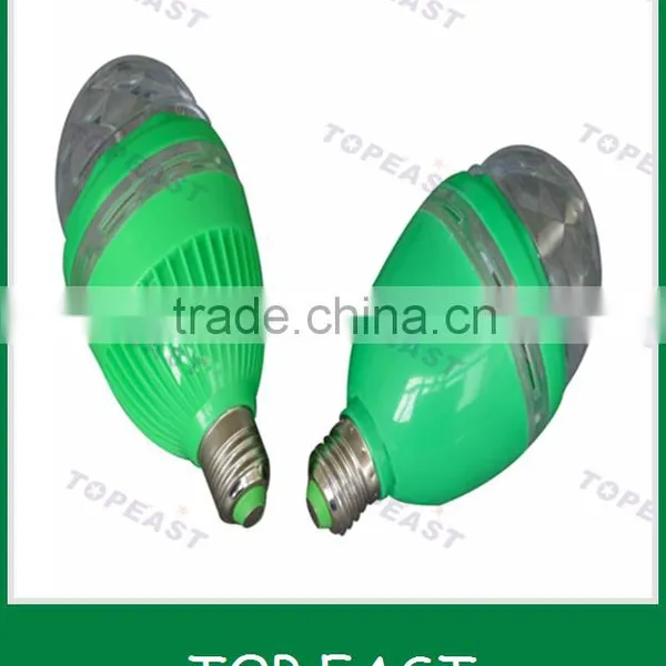 Hot Selling New Led Bulb 3W E27 B22 RGB Crystal Ball Rotating Light Cheaper Price photo-5