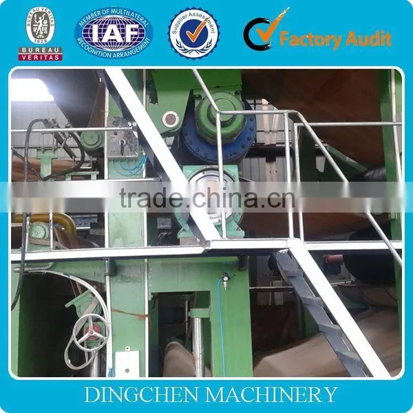 3200mm Kraft Paper Machine, Liner Paper, Fluting Paper Machine, Raw Material: Waste Paper, Straw, Virgin Pulp, OCC photo-3