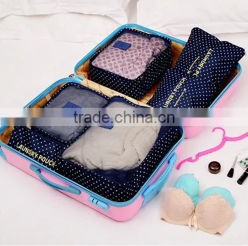 6PCS/Set High Quality Mesh Bag Travel Bags Women photo-4