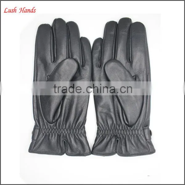 Boys Fashion Dress Gloves With Genuine Leather Belts photo-5