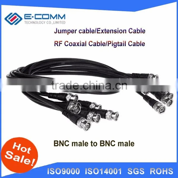 High Quality RG58 20inch 50cm Cable BNC Male Plug to BNC Male Plug Straight RF Coaxial Pigtail Jumper photo-2