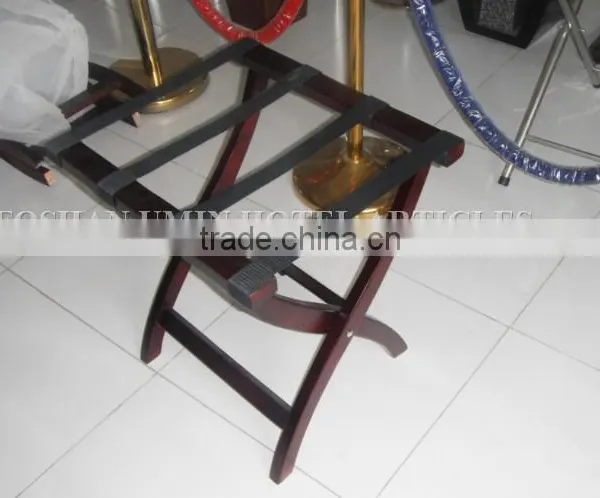 Wooden Hotel Luggage Stool Rack photo-3