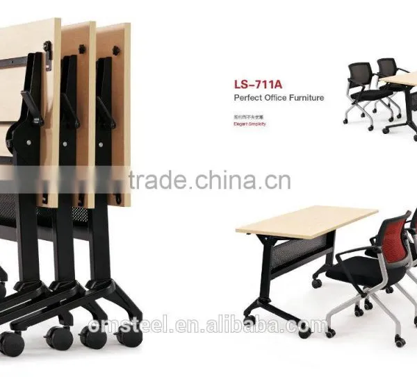 Top Quality Hot Sale Office Furniture Stainless Steel Metal Training Table From China Manufacturer
