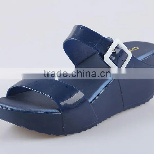 2015 Chun Xia Latest Fashion Shoes Transparent Jelly Shoes Ms Leisure Slippers Women Slippers photo-2
