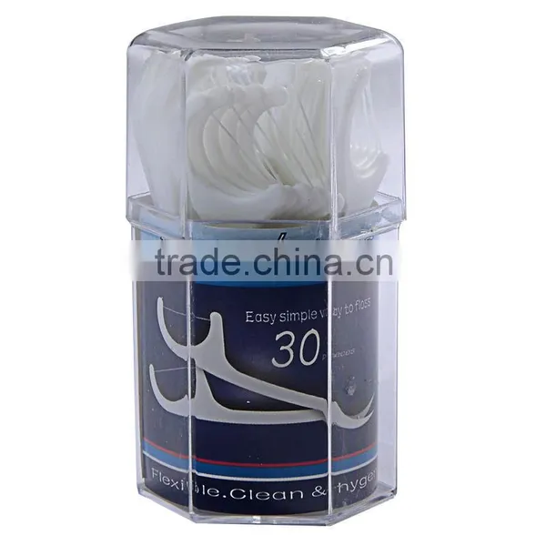 Waxed Mint Dental Floss Pick