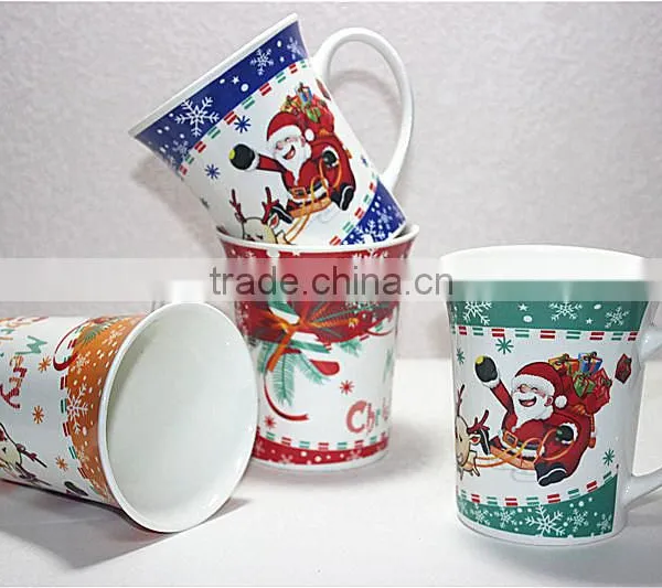 Daily Use Ceramic Snowman Coffee Mugs With Your Logo