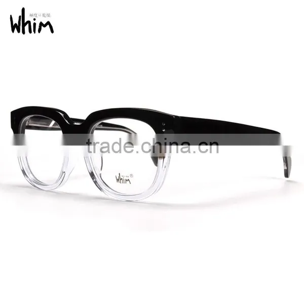 WHIM Retro Round Full Frame Handmade Acetate Glasses Frame photo-4
