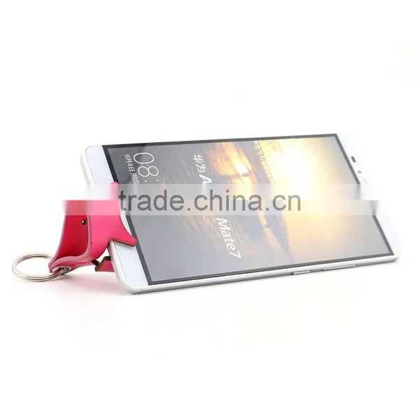 Cute Keyring Mobile Phone,keychain With Stand Function for Phone ,Keychain Cell Phone Cradle photo-2