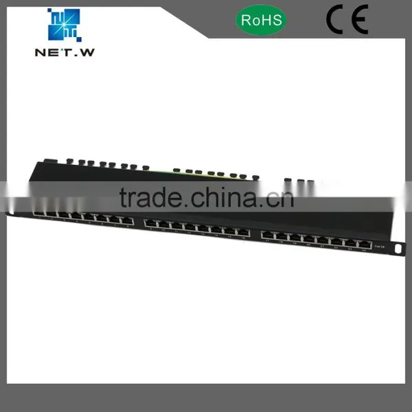 24 Ports FTP CAT5e Patch Panel With LED Light, Easy to Detect Rj45 Type photo-6