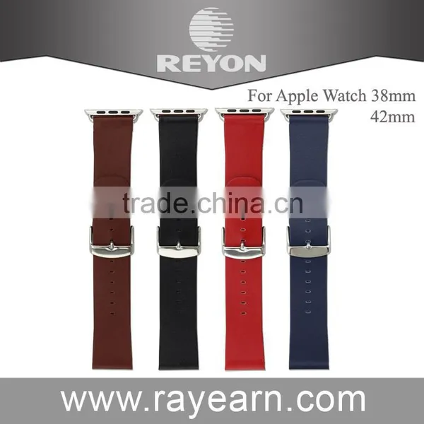 New Genuine Leather Watch Band Strap Band Daptor With High Quality for Apple Watch photo-2