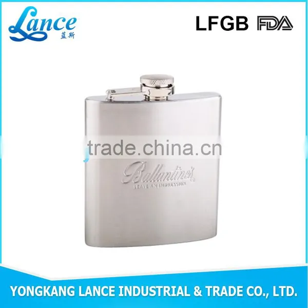 Food Grade Laser Logo Flask for Drinking Wine Hip Flask photo-4