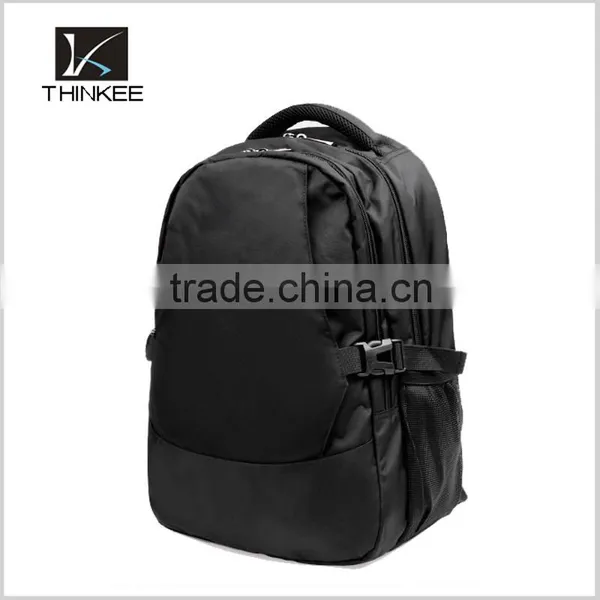2015 New Fashion Waterproof Backpack Bag/laptop Backpack High Quality/khaki Backpack Pure Color photo-3