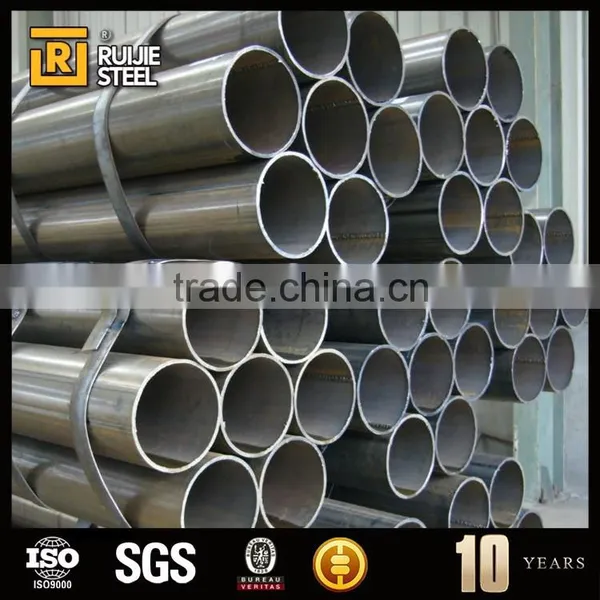 Erw Steel Pipe Greenhouse, Black Steel Pipe for Handrail