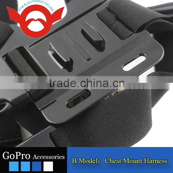 A Model: Chest Body Strap for GoPro Hero 2/3/3+/4/4 Session Shape the Same as Original One photo-3