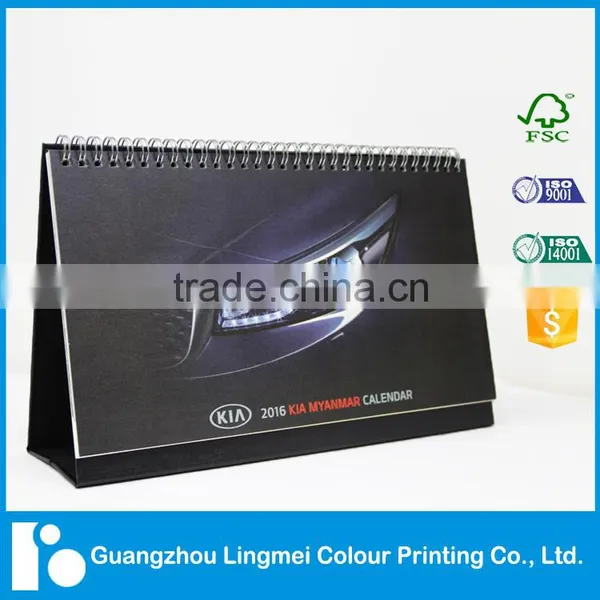 Desk Calendar Printing With Box and Foil Stamping Service photo-2