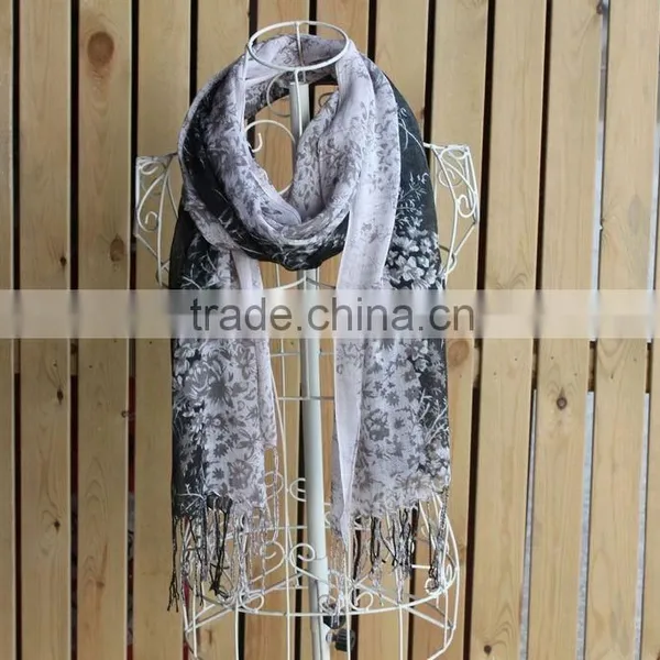 Newest Design Printed Chiffon Scarf