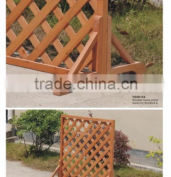 Wooden Fence Stand