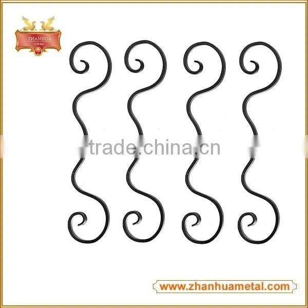 Carbon Steel Factory Garden Fence Wrought Iron Scroll photo-4