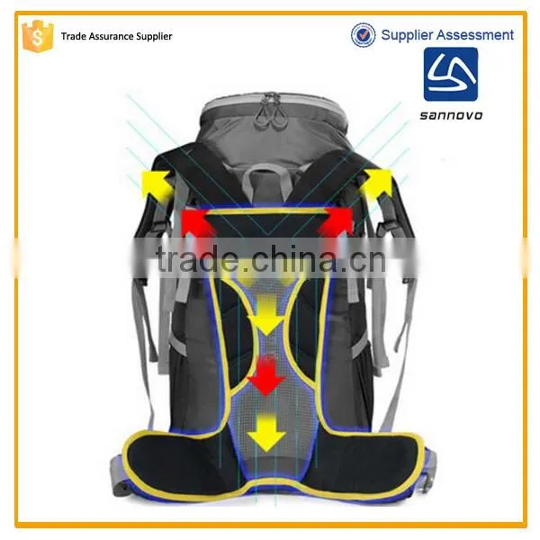 China Supplier New Product Removable Stylish 50L Camping Hiking Backpack Brand photo-6