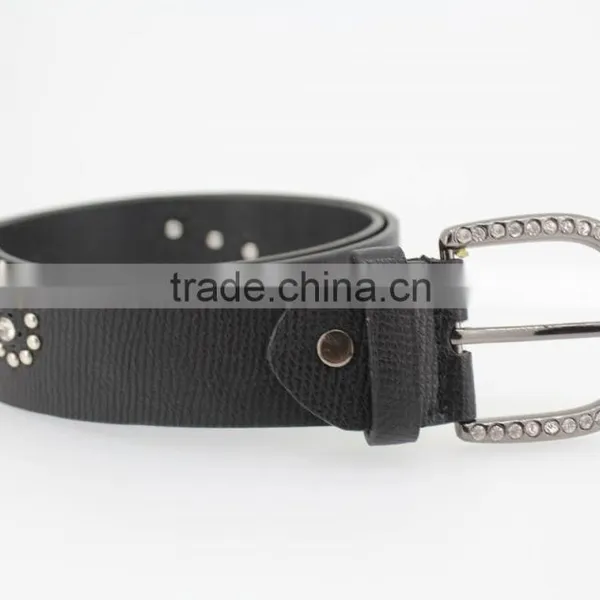 Women's Fashion Flowermetal Studded Jeans Belt With Shiny Rhinestone Accessories in Chinese Factory photo-6