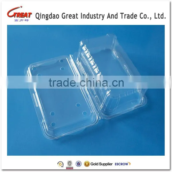 High Quality Disposible Plastic Food PET Tray/strawberry/blueberry Clamshell Tray Quality Choice photo-5