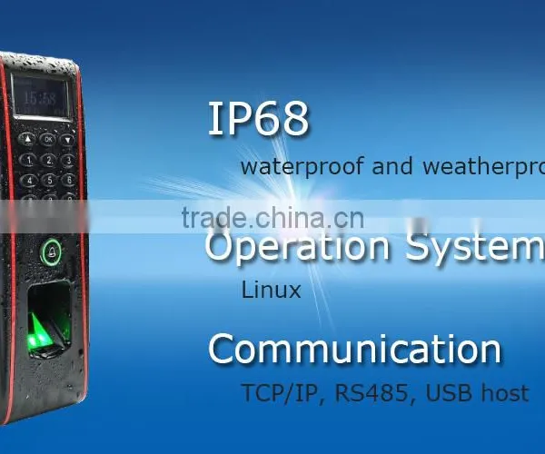 Fingerprint Entry Steel Door Access Control Lock With Water Proof Ip68 ( Hf-F17) photo-4