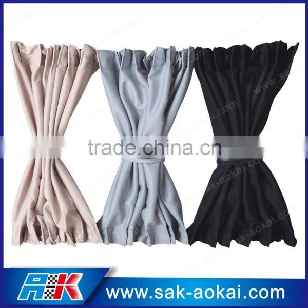 Luxury Thick Car Side Window Curtain, Aluminum Rails Car Sunshade photo-2