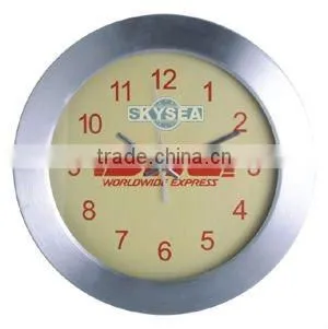 12 Inch Metal Decorative Wall Mounted Clock, Round Clock photo-2