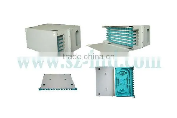 96port Rack Mount ODF Fiber Optic Patch Panel