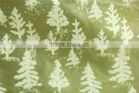 Polyester Flocked Taffeta/Flocked Curtain Fabric/Flock Fabric