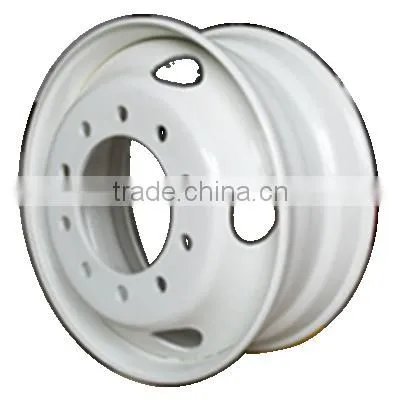 22.5x8.25 Tubeless Rim Howo Truck Steel Wheell