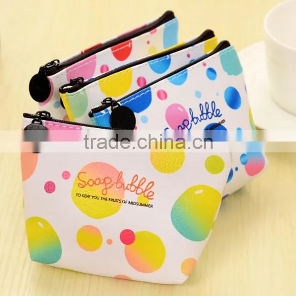 Hot Sale Color Printing PU Leather Coin Purse China Factory photo-6