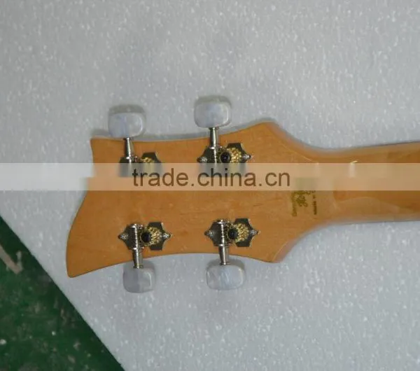 Flamed Maple Top and Back Hofner Bass Guitar BB2 uk Flag Design Top Custom photo-6