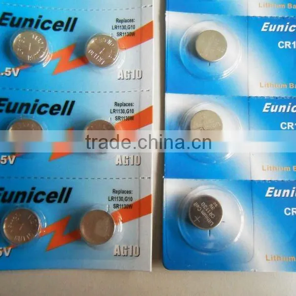 LR1130 AG10 189 LR54 1.5V Alkaline Coin Cell Battery 40mAh photo-2